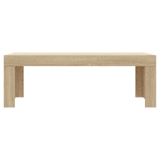 Mesa de Centro, Mesa baixa, 102x50x36 madeira processada carvalho sonoma