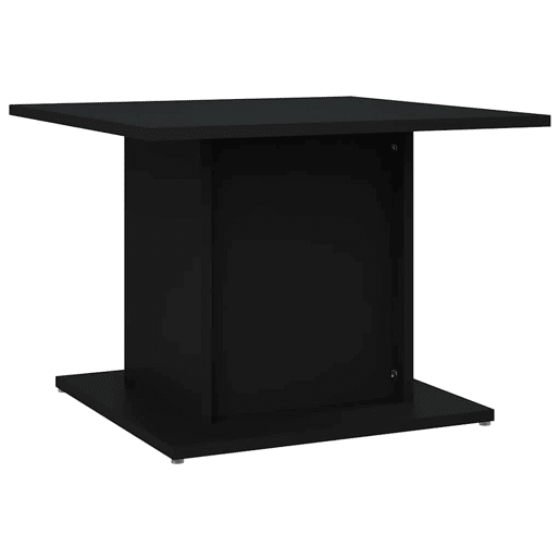 Mesa de Centro, Mesa baixa, 55,5x55,5x40 cm derivados de madeira preto