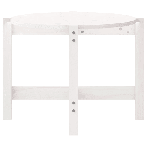 Mesa de Centro, Mesa baixa, 118x63x45 cm madeira de pinho maciça branco