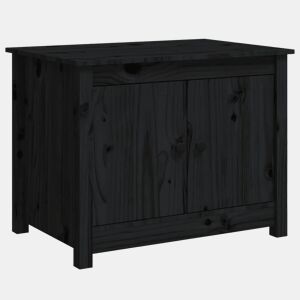 Mesa de Centro, Mesa baixa, 71x49x55 cm pinho maciço preto
