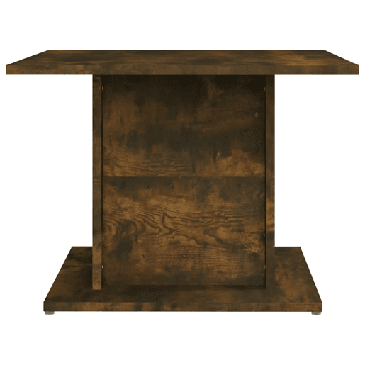 Mesa de Centro, Mesa baixa, 55,5x55,5x40cm derivados madeira carvalho fumado