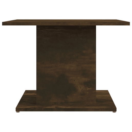 Mesa de Centro, Mesa baixa, 55,5x55,5x40cm derivados madeira carvalho fumado
