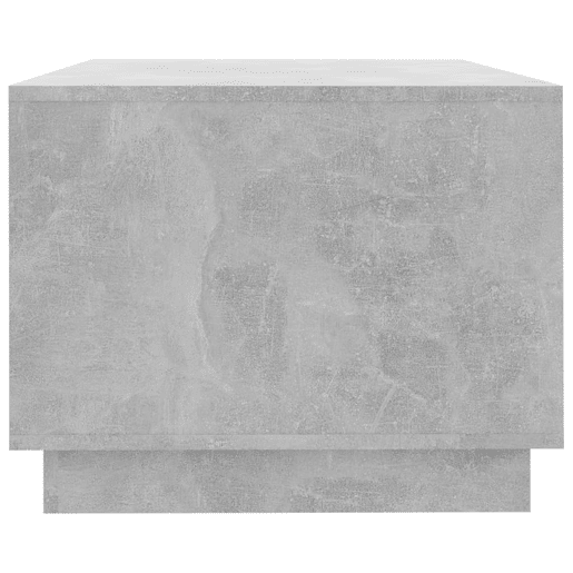 Mesa de Centro, Mesa baixa, 102x55x43 cm aglomerado cinzento cimento