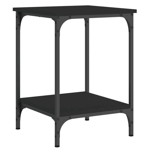 Mesa de Centro, Mesa baixa, 40x40x55 cm derivados de madeira preto