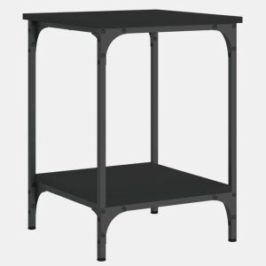 Mesa de Centro, Mesa baixa, 40x40x55 cm derivados de madeira preto