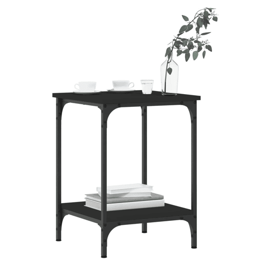 Mesa de Centro, Mesa baixa, 40x40x55 cm derivados de madeira preto