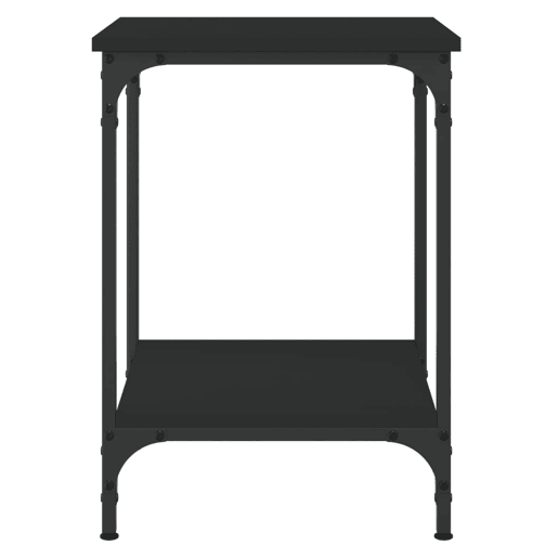 Mesa de Centro, Mesa baixa, 40x40x55 cm derivados de madeira preto