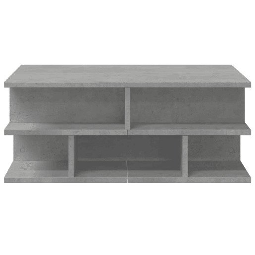 Mesa de Centro, Mesa baixa, 70x70x29 cm madeira processada cinza cimento Mesa de Centro, Mesa baixa, 70x70x29 cm madeira processada cinza cimento