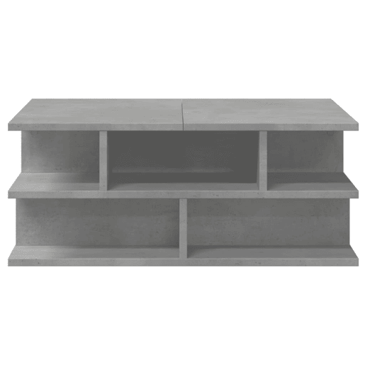 Mesa de Centro, Mesa baixa, 70x70x29 cm madeira processada cinza cimento Mesa de Centro, Mesa baixa, 70x70x29 cm madeira processada cinza cimento