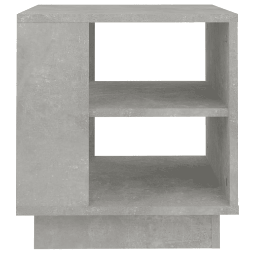 Mesa de Centro, Mesa baixa, 40x40x43 cm madeira processada cinza cimento