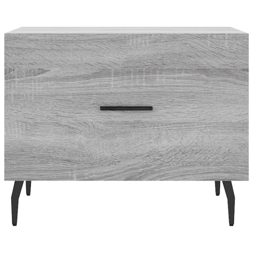 Mesa de Centro, Mesa baixa, 50x50x40 cm derivados madeira sonoma cinza