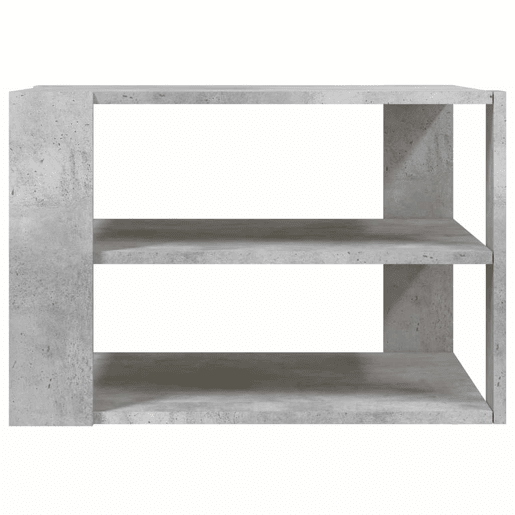 Mesa de Centro, Mesa baixa, 58x58x40 cm derivados madeira cinza-cimento