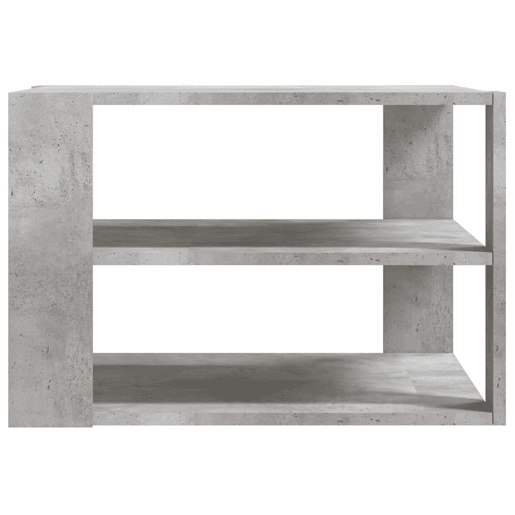 Mesa de Centro, Mesa baixa, 58x58x40 cm derivados madeira cinza-cimento