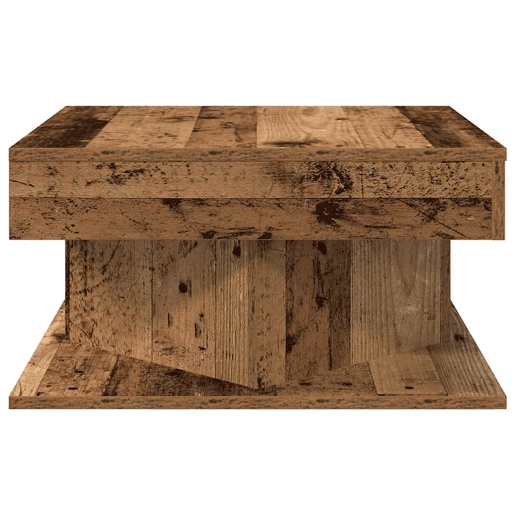 Mesa de Centro, Mesa baixa, 55x55x30 cm derivados de madeira madeira velha