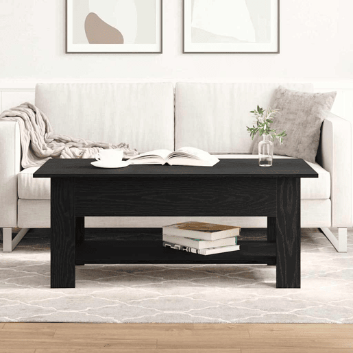 Mesa de Centro, Mesa baixa, Carvalho Preto 102 x 55 x 42 cm