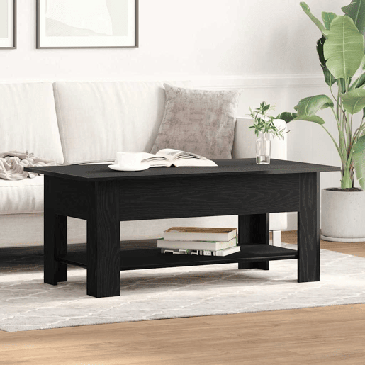 Mesa de Centro, Mesa baixa, Carvalho Preto 102 x 55 x 42 cm