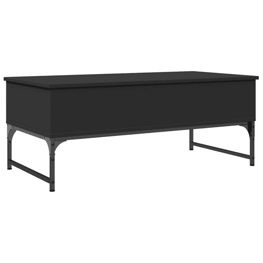 Mesa de Centro, Mesa baixa, 100x50x40 cm derivados de madeirametal preto