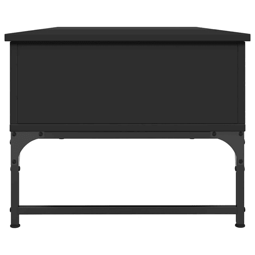 Mesa de Centro, Mesa baixa, 100x50x40 cm derivados de madeirametal preto