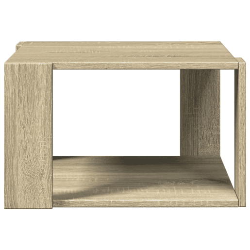 Mesa de Centro, Mesa baixa, 51,5x51,5x30cm derivados madeira carvalho sonoma