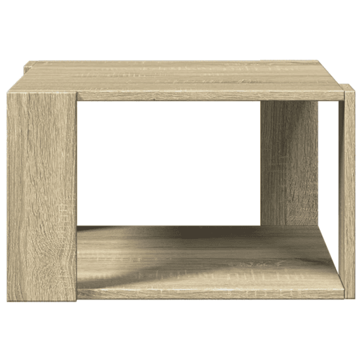 Mesa de Centro, Mesa baixa, 51,5x51,5x30cm derivados madeira carvalho sonoma