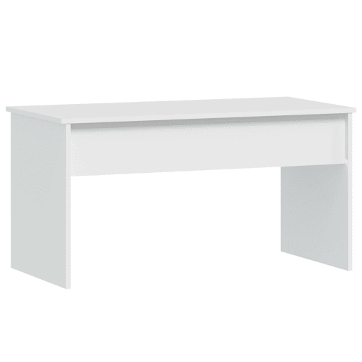 Mesa de Centro, Mesa baixa, 102x50,5x52,5 cm madeira processada branco