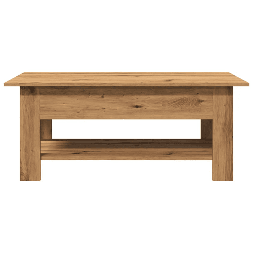 Mesa de Centro, Mesa baixa, 102x55x42cm derivados de madeira carvalho artisiano