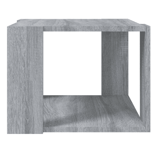 Mesa de Centro, Mesa baixa, 40x40x30 cm madeira processada sonoma cinza