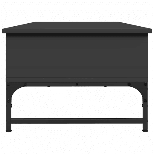 Mesa de Centro, Mesa baixa, 100x50x35 cm derivados de madeirametal preto