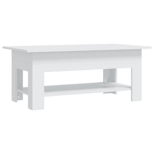 Mesa de Centro, Mesa baixa, 102x55x42 cm aglomerado branco