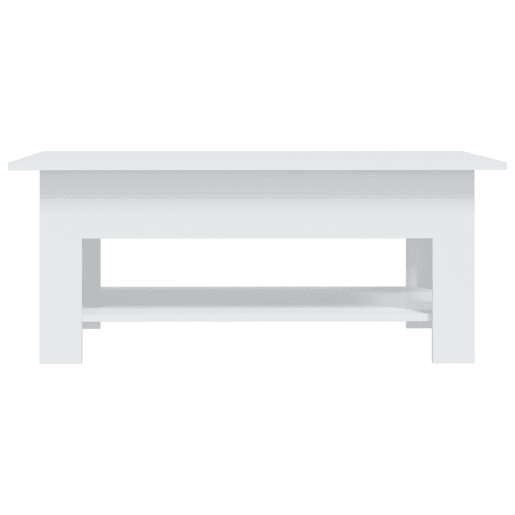 Mesa de Centro, Mesa baixa, 102x55x42 cm aglomerado branco