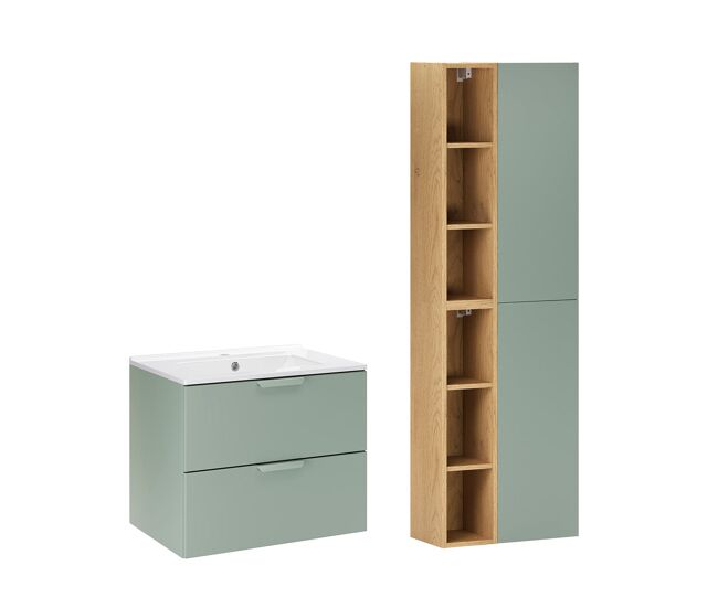 Mueble lavabo con columna Oria 61