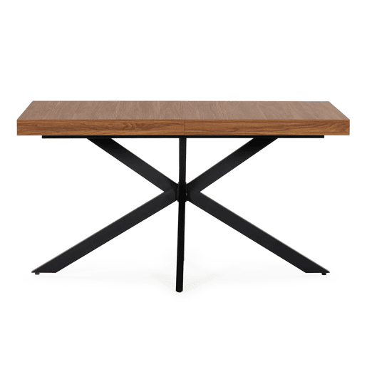 Mesa de jantar extensÃvel Genova efeito Nogueira, 140-180 cm Mesa de jantar extensÃvel Genova efeito Nogueira, 140-180 cm