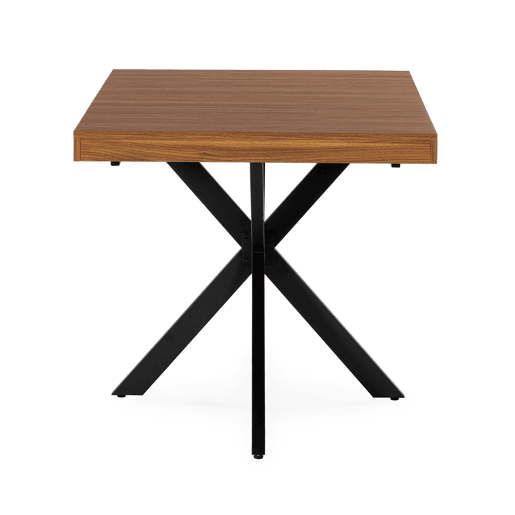Mesa de jantar extensÃvel Genova efeito Nogueira, 140-180 cm Mesa de jantar extensÃvel Genova efeito Nogueira, 140-180 cm