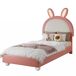 Cama infantil de pu Cama infantil de pu Rosa