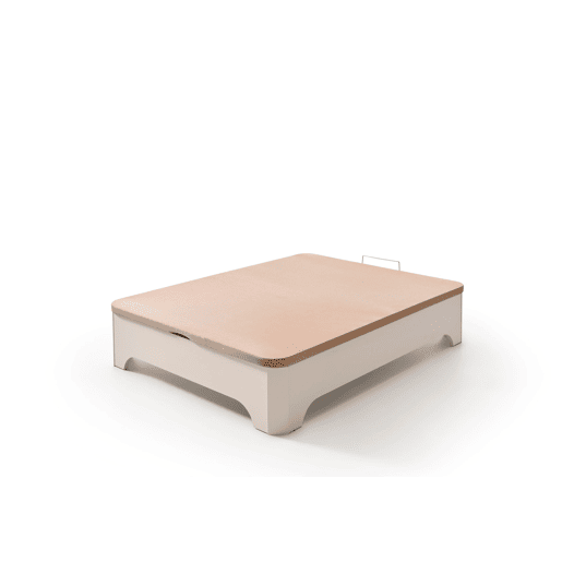Sofá-cama dobrável elevado Matris com pés, Elegance branco 180x200 (montagem incluída)