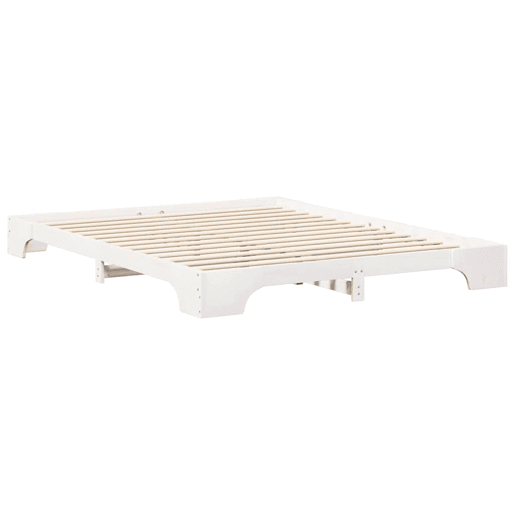 Estrutura De Cama De Casal Simple - Branco 160 x 220 cm