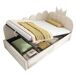 Cama infantil de terciopelo 96x209 Cama infantil de terciopelo 96x209 Beige