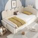 Cama infantil de terciopelo 96x209 Cama infantil de terciopelo 96x209 Beige