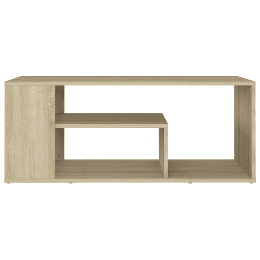 Mesa de Centro, Mesa baixa, 100x50x40 cm derivados de madeira carvalho sonoma