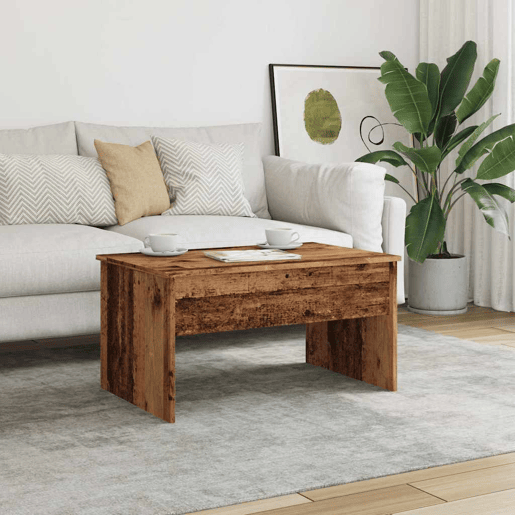 Mesa de Centro, Mesa baixa, 80x50,5x41,5 cm derivados madeira madeira velha