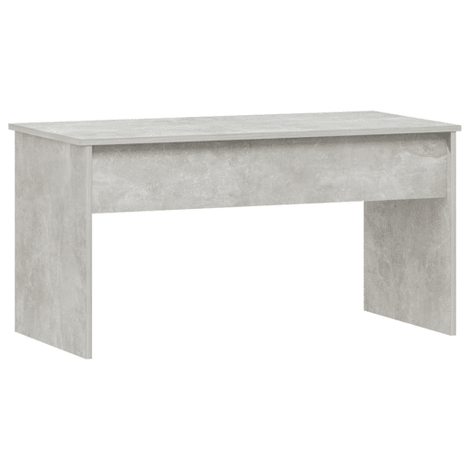 Mesa de Centro, Mesa baixa, 102x50,5x52,5cm madeira processada cinza cimento