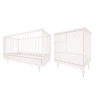 Berço evolutivo 70x140 Cómoda 3 gavetas Wood Luck Babushka Branco