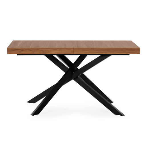 Mesa de jantar extensÃvel Palermo efeito Nogueira, 140-180 cm Mesa de jantar extensÃvel Palermo efeito Nogueira, 140-180 cm