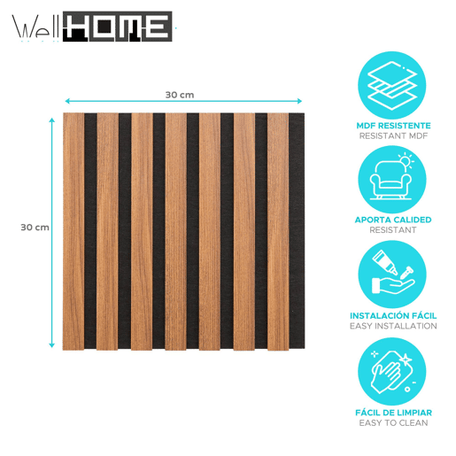Conjunto de 3 painéis decorativos Well Home 'Colva'