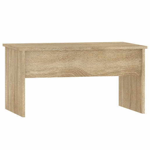 Mesa de Centro, Mesa baixa, 80x50,5x41,5cm madeira processada carvalho sonoma