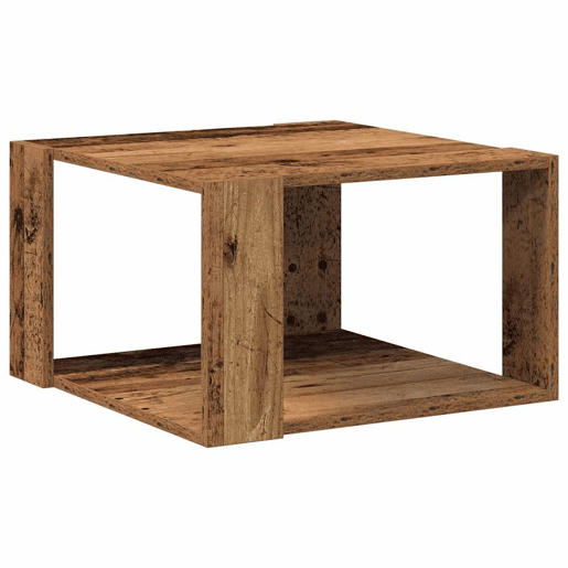 Mesa de Centro, Mesa baixa, Madeira Antiga 51,5 x 51,5 x 30 cm