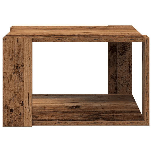 Mesa de Centro, Mesa baixa, Madeira Antiga 51,5 x 51,5 x 30 cm