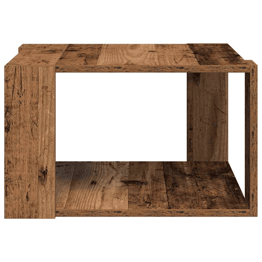 Mesa de Centro, Mesa baixa, Madeira Antiga 51,5 x 51,5 x 30 cm