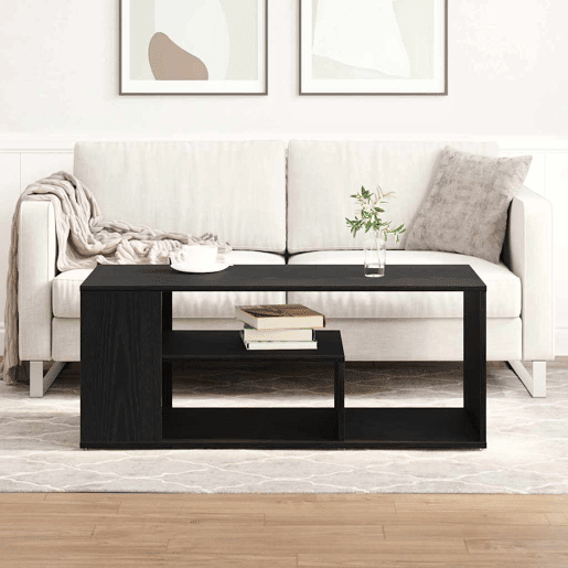Mesa de Centro, Mesa baixa, Carvalho Preto 100 x 50 x 40 cm