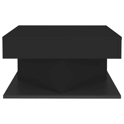 Mesa de Centro, Mesa baixa, 57x57x30 cm derivados de madeira preto